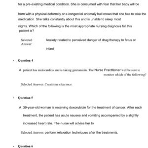 NURS 6521 ADVANCED PHARMACOLOGY Final (WEEK 11} EXAM Answers 100 QUESTIONS AND CORRECT ANSWERS 2025-2026 LATEST - Image 2