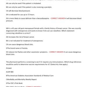 NAPLEX ACTUAL EXAM 150 QUESTIONS AND CORRECT ANSWERS 2025-2026 LATEST ALREADY GRADED A+