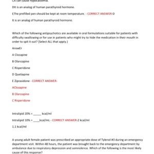 NAPLEX ACTUAL EXAM 150 QUESTIONS AND CORRECT ANSWERS 2025-2026 LATEST ALREADY GRADED A+ - Image 2