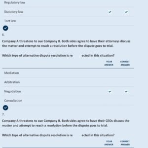 WGU PRE-ASSESSMENT: BUSINESS LAW 2025 70 Q&A - Image 2