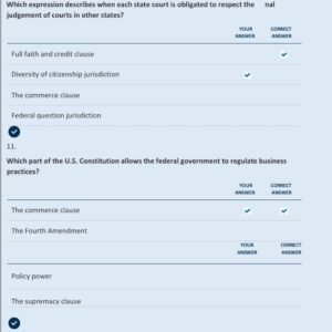 WGU PRE-ASSESSMENT: BUSINESS LAW 2025 70 Q&A - Image 3