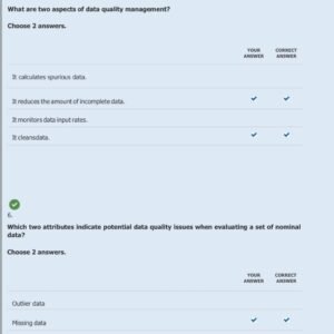 WGU C207 PRE-ASSESSMENT: ATADRIVEN DECISION MAKING 70 Q&A - Image 2