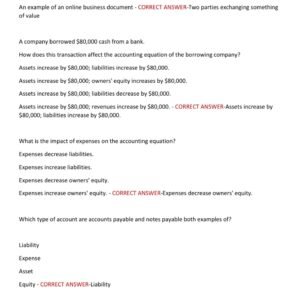 WGU D196 PRE-ASSESSMENT ACTUAL EXAM 70 QUESTIONS AND CORRECT ANSWERS 2025-2026 LATEST ALREADY GRADED A+ - Image 4