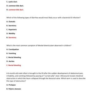 Pathophysiology Nightingale Final Exam Prep Test Bank With 80 Real Exam Prep Questions with Correct Detailed Answers/ NG Patho Final Exam Review Qs with As (Latest 2025/2026) - Image 2