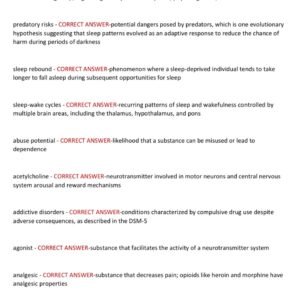 WGU D570 Cognitive Psychology Pre-assessment and Assessment Practice Questions and Correct Answers Plus Study Guide/ D570 Exam Practice Guide Latest - Image 3