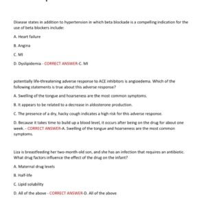 NSG 6005 Final Exam Practice Questions with Correct Answers| NSG 6005 Final Exam Practice Test With 100 Questions and Answers| NSG 6005 Final Exam Prep