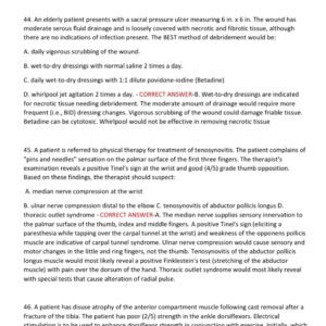 PEAT Exam 2025 latest Prep Test Bank with 400 practice questions and correct verified answers| NPTE PEAT Certification Exam Prep Test Bank Most Recent Questions - Image 5