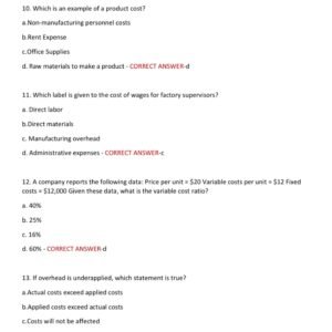 WGU D196 TEST BANK FOR OA AND PRE ASSESSMENT REVIEW 2025/2026 WITH 150 ACTUAL EXAM QUESTIONS AND CORRECT ANSWERS (100% CORRECT ANSWERS) D196 PRACTICE EXAM 2025 (BRAND NEW!!) - Image 2