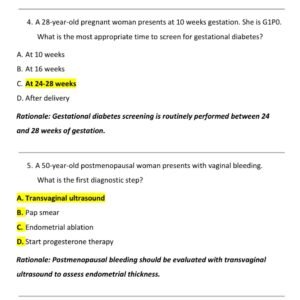 NU 665/ NU665 Primary Care Adult Woman II Exam Questions And Correct Answers (Verified Answers) Plus Rationales 2025 Q&A - Image 2