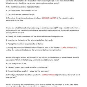 ATI RN COMMUNITY HEALTH CMS EXAM 2025- ALL 100 QUESTIONS AND CORRECT ANSWERS (100% CORRECT ANSWERS)/ CM ATI COMMUNITY HEALTH PROCTORED EXAM 2025/2026(NEW!) - Image 2