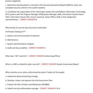 SECURITY FUNDAMENTALS PROFESSIONAL CERTIFICATION SFPC EXAM 2025-2026 WITH 200 ACTUAL EXAM QUESTIONS AND CORRECT ANSWERS (VERIFIED ANSWERS) REAL EXAM TEST BANK (BRAND NEW!!) - Image 3