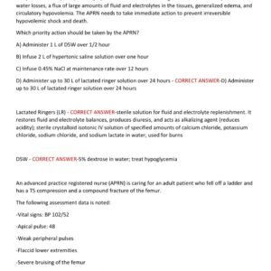 WGU D115 OA AND PRE-OA REVIEW TEST BANK (UNIT 2, 3, 4, 5, 6 &7) 400 REAL EXAM QUESTIONS AND CORRECT ANSWERS (GUARANTEED PASS)/ D115 ADVANCED PATHOPHYSIOLOGY EXAM TEST BANK (NEW!) - Image 3