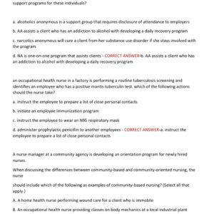community health ATI 150 QUESTIONS AND CORRECT ANSWERS 2025-2026 LATEST AREADY GRADED A+ - Image 2