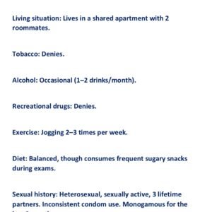 Comprehensive Clinical ihuman Case Study: Vaginal Itching and Discharge in a 22-Year-Old Female 2025{NR 602 WEEK 7} - Image 3