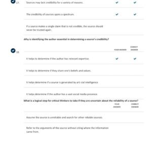WGU PRE-ASSESSMENT: CRITICAL THINKING: REASON AND EVIDENCE 2025 - Image 3