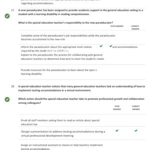 WGU PRE-ASSESSMENT - PROFESSIONAL, ETHICAL, AND LEGAL PRACTICES FOR SPECIAL EDUCATION 2025