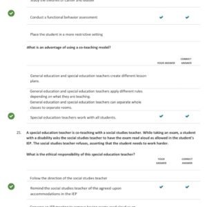 WGU PRE-ASSESSMENT - PROFESSIONAL, ETHICAL, AND LEGAL PRACTICES FOR SPECIAL EDUCATION 2025 - Image 4