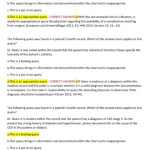 CERTIFIED DOCUMENTATION INTEGRITY PRACTITIONER) CDIP EXAM 2025-2026 CONTAINS 200 QUESTIONS AND CORRECT Anwers (GUARANTEED PASS} - Image 2
