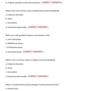 NR602 Final ACTUAL EXAM 200 QUESTIONS AND CORRECT ANSWERS 2025-2026 LATEST ALREADY GRADED A+ - Image 3