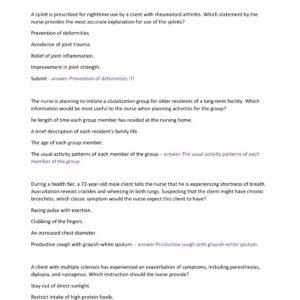 HESIMED-SURG-NUR311 EXAM QUESTIONS AND CORRECT ANSWERS//ALREADY GRADED A+ - Image 2