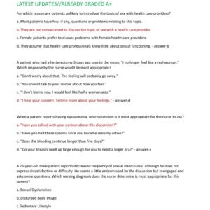 WELLNESS REAL EXAM QUESTIONS AND CORRECT ANSWERS 2024-2025 LATEST UPDATES//ALREADY GRADED A+