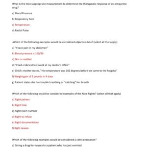 ATI PHARMACOLOGY ADVANCED MIDTERM-EXAM QUESTIONS AND CORRECT ANSWERS 2024 LATEST//ALREADY GRADED A+