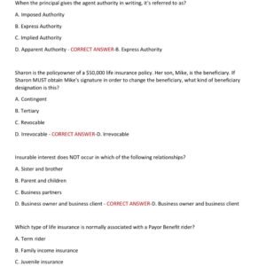 Michigan Life Insurance ACTUAL EXAM 200 QUESTIONS AND CORRECT ANSERS 2025-2026 LATEST COVERING MOST TESTED QUESTIONS