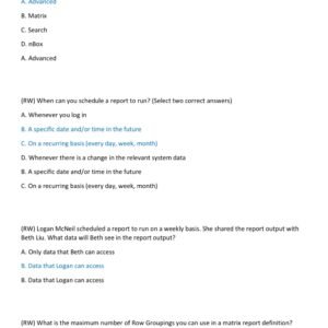 New 2025 Workday HCM Pro Core certification test Review with 130 real exam prep questions and answers/ workday Pro HCM core certification exam 2025 (new!) - Image 3