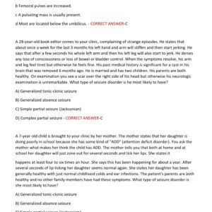 NU 518 EXAM WITH OVER 400 QUESTIONS AND CORRECT ANSWERS/ NEW NU 528 EXAM 2 PRACTICE TEST QUESTIONS AND ANSWERS (NEW!) - Image 2