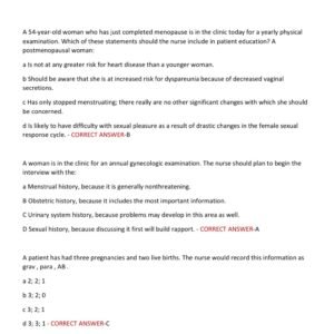 NU 518 EXAM WITH OVER 380 QUESTIONS AND CORRECT ANSWERS/ NEW NU 528 EXAM 3 PRACTICE TEST QUESTIONS AND ANSWERS (NEW!)
