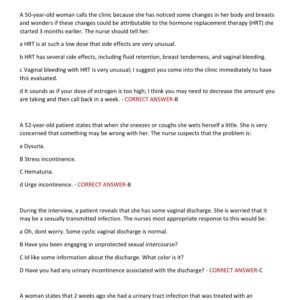 NU 518 EXAM WITH OVER 380 QUESTIONS AND CORRECT ANSWERS/ NEW NU 528 EXAM 3 PRACTICE TEST QUESTIONS AND ANSWERS (NEW!) - Image 4