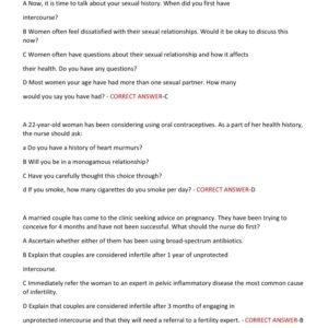 NU 518 EXAM WITH OVER 380 QUESTIONS AND CORRECT ANSWERS/ NEW NU 528 EXAM 3 PRACTICE TEST QUESTIONS AND ANSWERS (NEW!) - Image 3