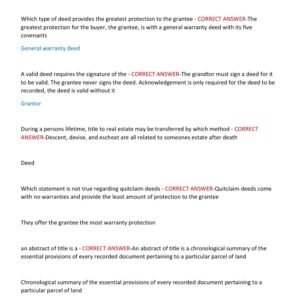 NEW york real estate license ACTUAL EXAM 200 QUESTIONS AND CORRECT ANSWERS 2025-2026 GRADED A+ - Image 5