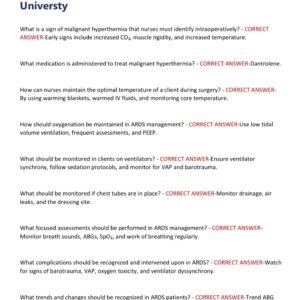 Multidimensional Care IV (MDC4) FINAL EXAM 200 QUESTIONS AND CORRECT ANSWERS<<<NUR 2755 FINAL exam latest 2025/2026 Rasmussen Universty