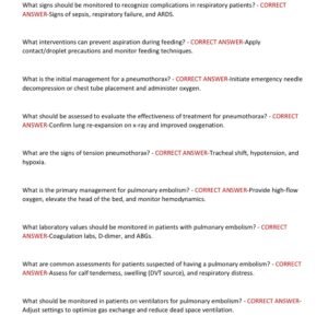 Multidimensional Care IV (MDC4) FINAL EXAM 200 QUESTIONS AND CORRECT ANSWERS<<<NUR 2755 FINAL exam latest 2025/2026 Rasmussen Universty - Image 3