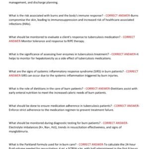 Multidimensional Care IV (MDC4) FINAL EXAM 200 QUESTIONS AND CORRECT ANSWERS<<<NUR 2755 FINAL exam latest 2025/2026 Rasmussen Universty - Image 2