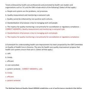 NUR 4590 FINAL EXAM RASMUSSEN PROFESSIONAL IDENTITY OF THE NURSE LEADER WITH 100 REAL EXAM QUESTIONS AND CORRECT ANSWERS / RASMUSSEN NUR 4590 FINAL EXAM LEADERSHIP - Image 5