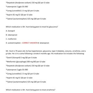 Qualified Medication Aide (QMA) ACTUAL EXAM 70 QUEATIONS AND CORRECT ANSWERS 2025-2026 GRADED A+ - Image 4