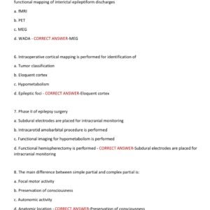 CLTM EXAM 2025-2026 WITH 100 QUESTIONS AND CORRECT VERIFIED ANSWERS CLTM CERTIFICATION EXAM (CERTIFICATION FOR LONG TERM MONITORING EXAM) LATEST VERSION (BRAND NEW!!) - Image 4
