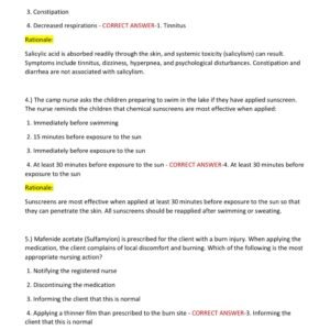 NGN HESI PHARMACOLOGY REAL LATEST EXAM WITH ALL 350 QUESTIONS AND CORRECT ANSWERS / HESI PHARMACOLOGY REAL EXAM WITH NGN 2025/2026 GRADED A+ (BRAND NEW!!) - Image 2