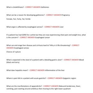 NUR 2063 TESTBANK EXAM ESSENTIALS OF PATHOPHYSIOLOGY RASMUSSEN 2025/2026 LATEST EXAM WITH 450 REAL EXAM QUESTIONS AND CORRECT VERIFIED ANSWERS/ RASMUSSEN NUR 2063 EXAM (NEW!) - Image 2