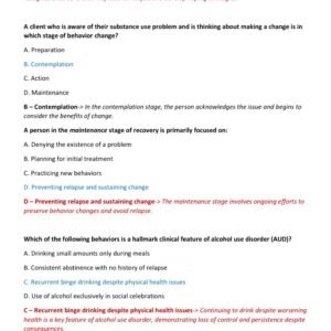 NR 547 PMHNP 2025 LATEST TEST BANK FOR MIDTERM AND FINAL EXAM REVIEW/ NR547/ NR 547 MIDTERM & FINAL EXAM PREP WITH DETAILED EXPLANATIONS CHAMBERLAIN (BRAND NEW!) - Image 4