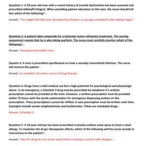 NURS 6521 FINAL EXAM 2025 v3 WINTER QTR WALDEN UNIVERSITY/ NURS 6521 ADVANCED PHARMACOLOGY LATEST FINAL EXAM WITH ALL 100 QUESTIONS AND CORRECT ANSWERS GRADED A(BRAND NEW!!)