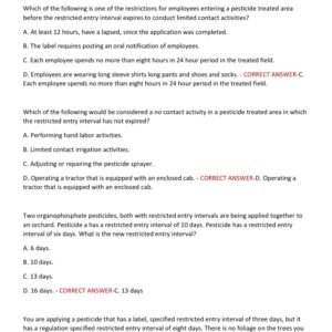 QAL LAWS AND REGULATIONS EXAM PREP(QAL- QUALIFIED APPLICATOR LICENSE) 2025/2026 WITH 150 EXAM REVIEW QUESTIONS AND CORRECT ANSWERS / QAL LAWS AND REGULATIONS PRACTICE QUESTIONS AND ANSWERS (BRAND NEW!!) - Image 5