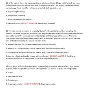 FNP ACTUAL TEST BANK EXAM WITH 500 QESTIONS AND CORRECT ANSWERS 2025-2026 LATEST ALREADY GRADED A+ - Image 3