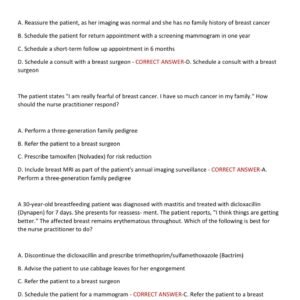 FNP ACTUAL TEST BANK EXAM WITH 500 QESTIONS AND CORRECT ANSWERS 2025-2026 LATEST ALREADY GRADED A+ - Image 2