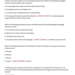 TEXES PPR EXAM 2025 EC-12 (160) REAL EXAM WITH 150+ QUESTIONS AND CORRECT ANSWERS GRADED A/ TEXAS PEDAGOGY AND PROFESSIONAL RESPONSIBILITIES EXAM LATEST 2025-2026 (BRAND NEW!!) - Image 2