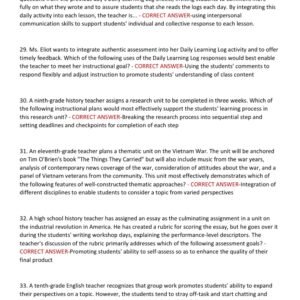 TEXES PPR EXAM 2025-2026 EC-12 (160) REAL EXAM TEST BANK WITH 300+ QUESTIONS AND CORRECT ANSWERS GRADED A/ TEXAS PEDAGOGY AND PROFESSIONAL RESPONSIBILITIES EXAM LATEST 2025 (BRAND NEW!!) - Image 2