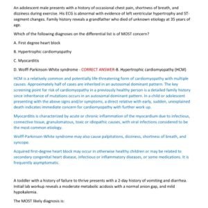 PNCB Acute Care Certification Practice Test With 150 questions and Correct Answers with Rationales/ PNCB Acute Care Practice Exam (New)