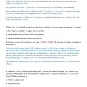 PNCB Acute Care Certification Practice Test With 150 questions and Correct Answers with Rationales/ PNCB Acute Care Practice Exam (New) - Image 2